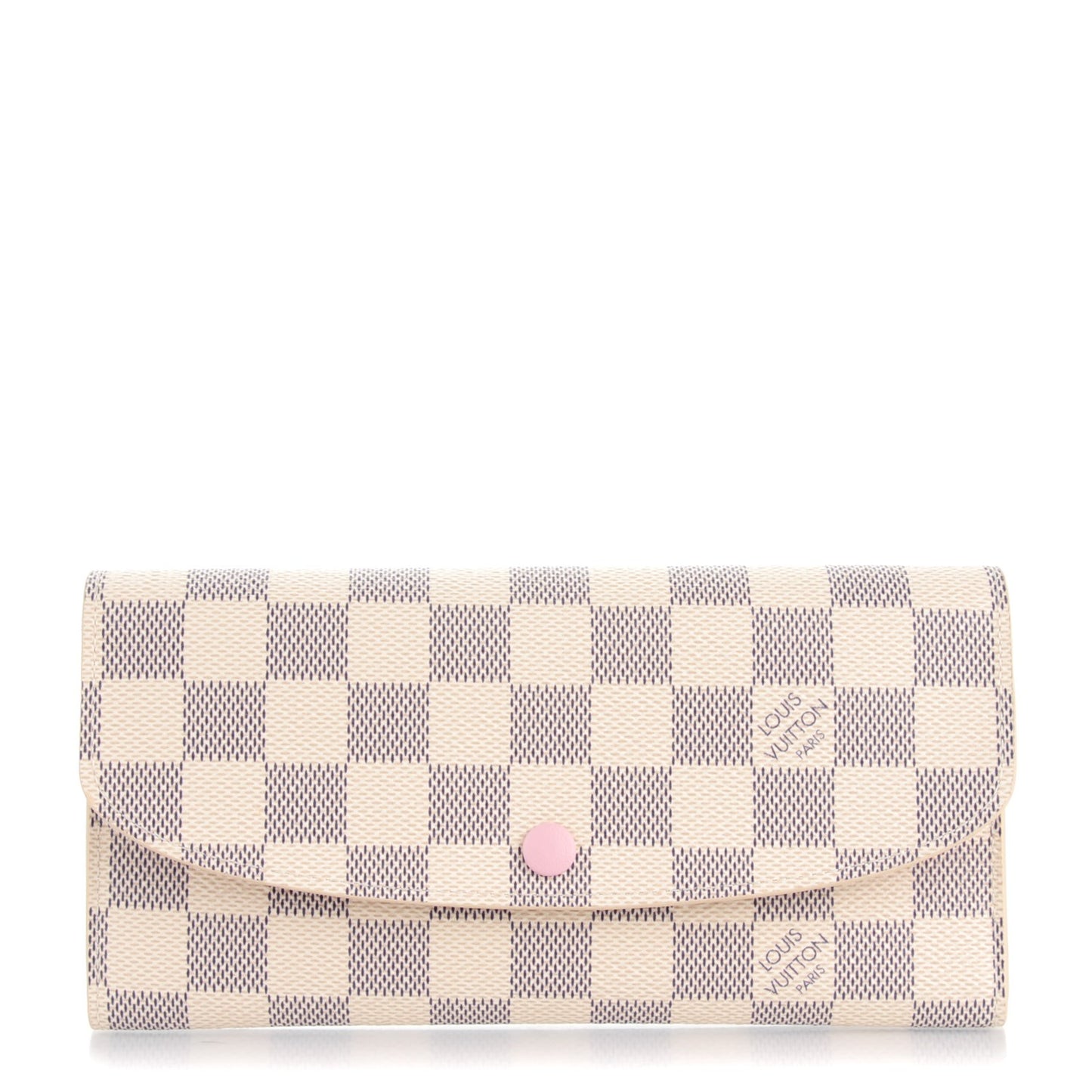 Damier Azur Emilie Wallet Rose Ballerine