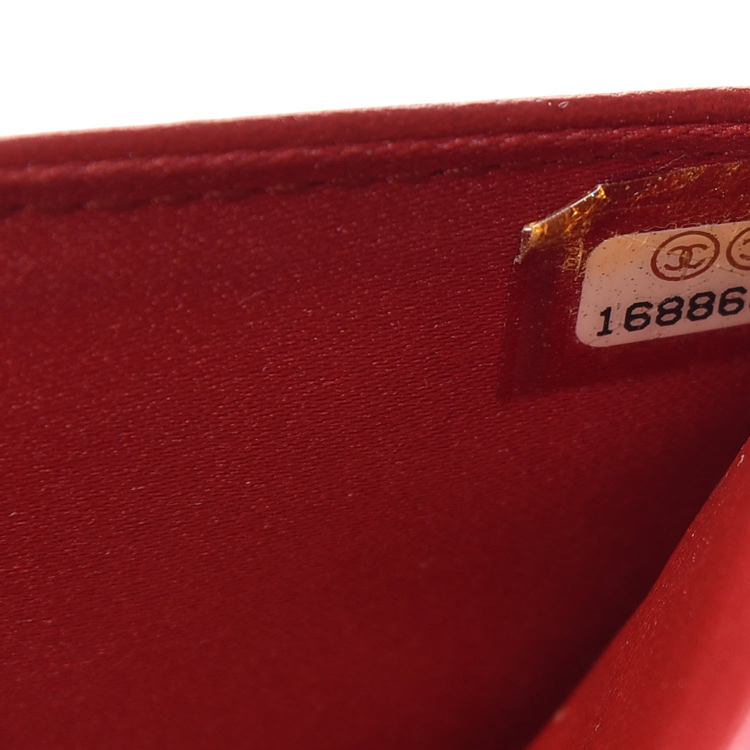 Chanel Lambskin Camellia Embossed Wallet On Chain WOC Red 8 of 9