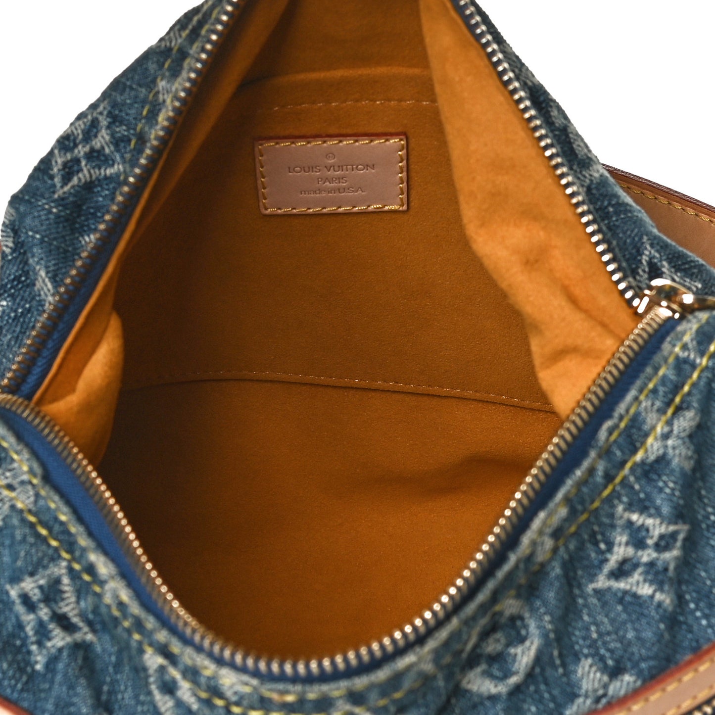 Monogram Denim Baggy PM Blue