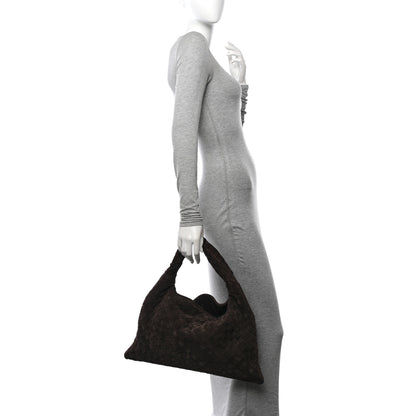 Bottega Veneta Suede Intrecciato Small Hop Fondant 2 of 12