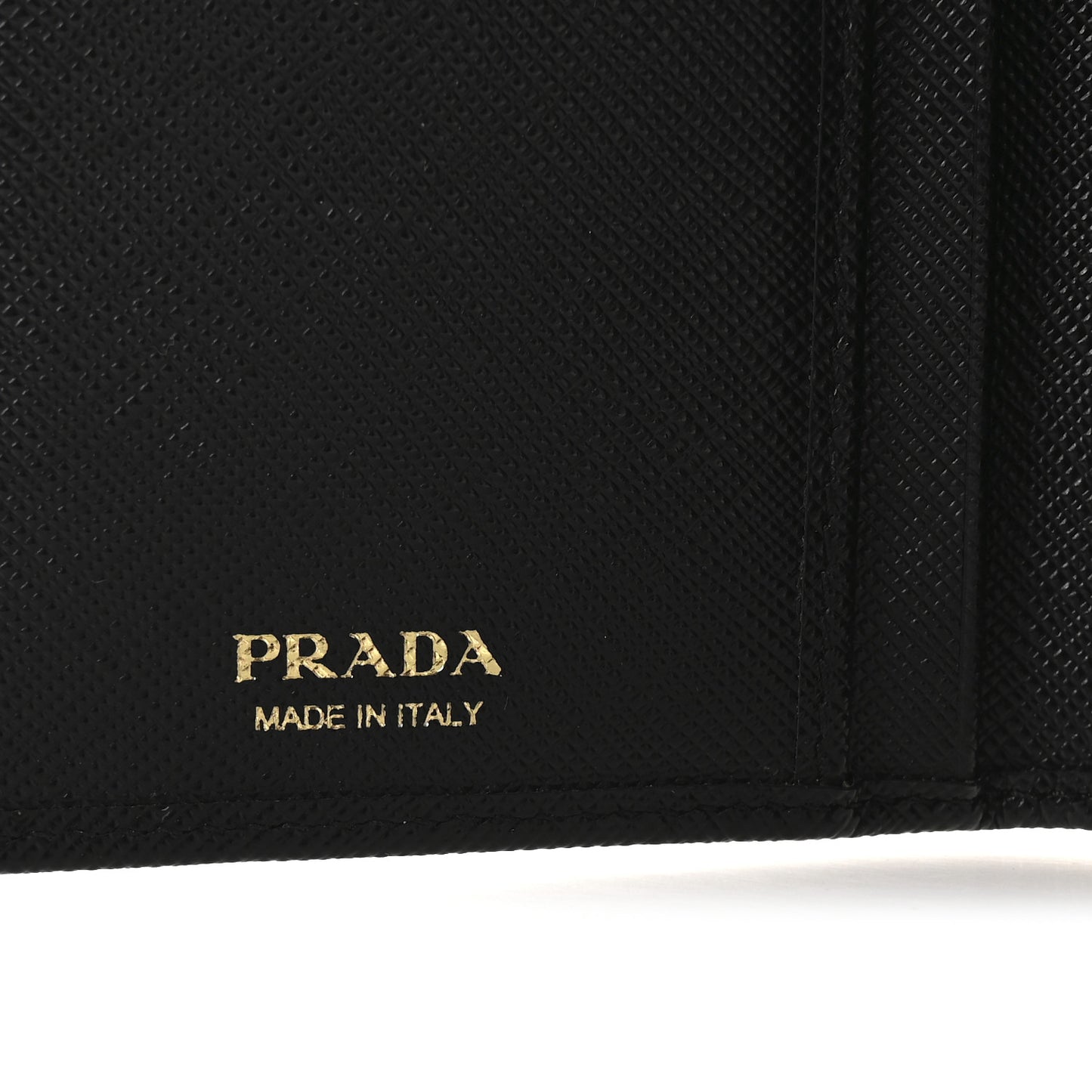 Saffiano Metal Large Wallet Black