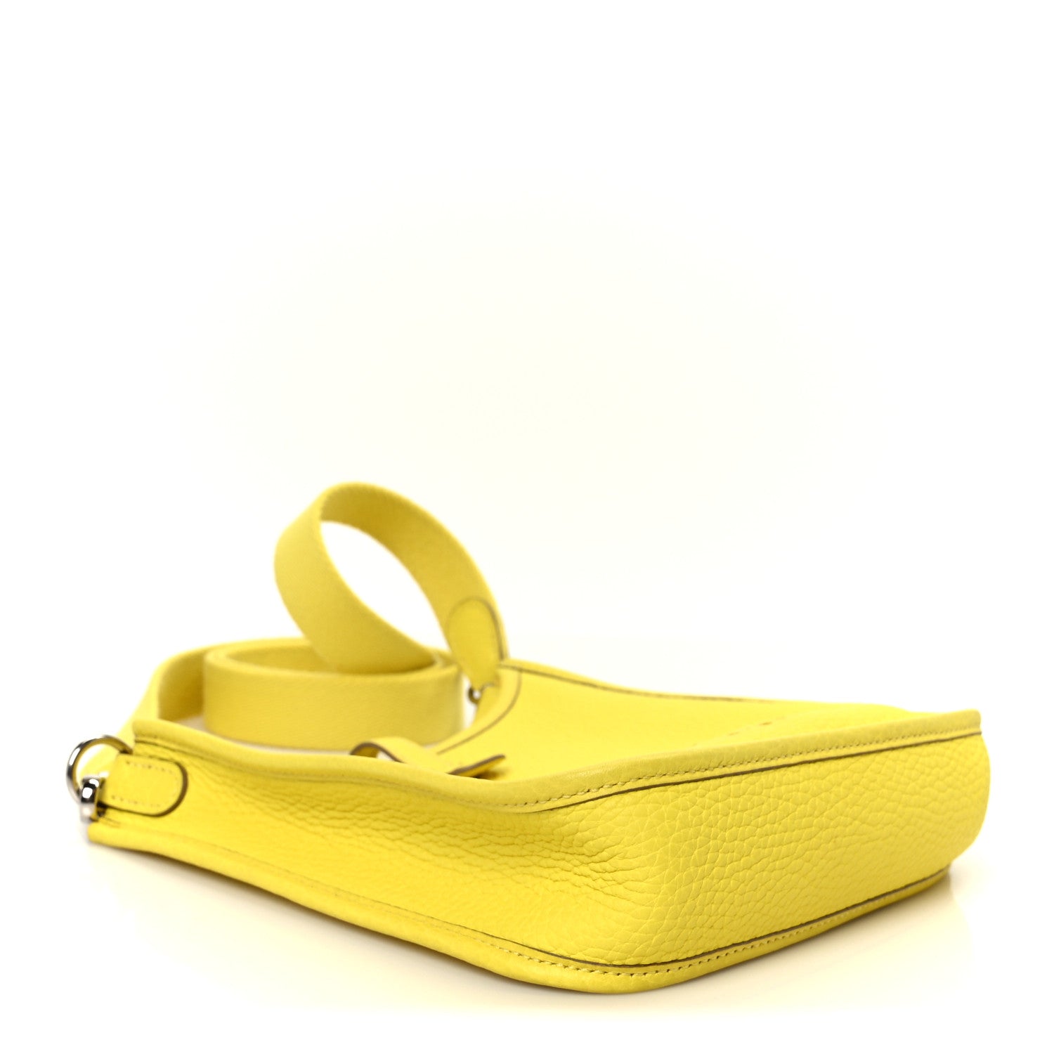 Hermes Taurillon Clemence Evelyne TPM Lime 4 of 11