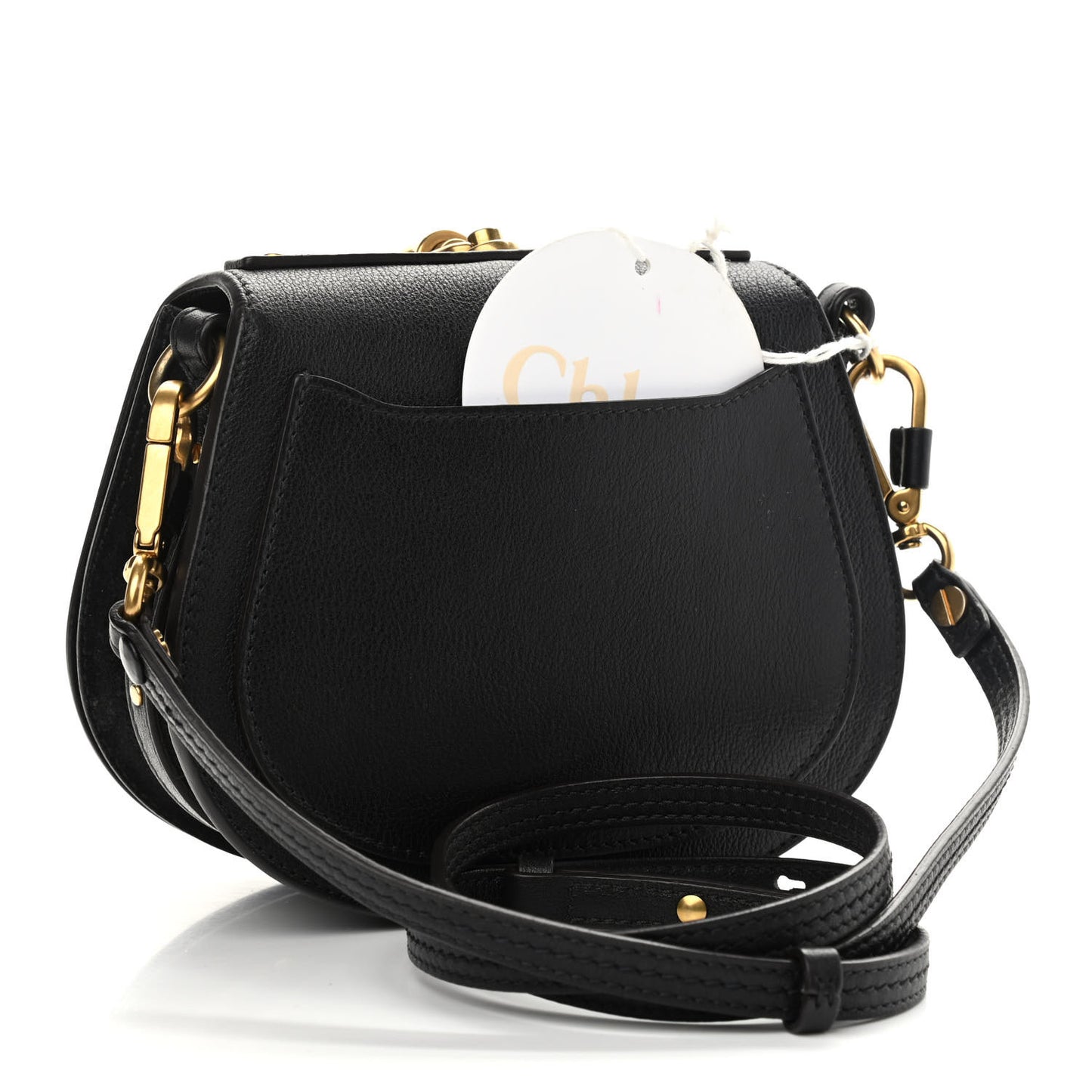Calfskin Small Nile Bracelet Bag Black