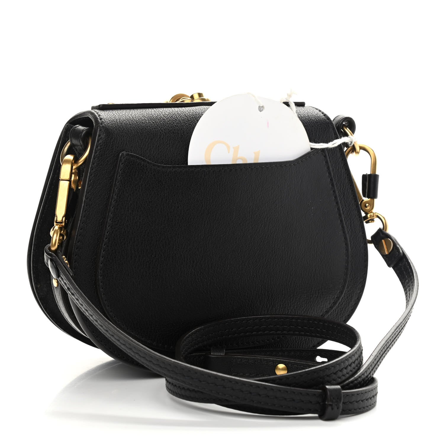 Chloe Calfskin Small Nile Bracelet Bag Black 3 of 14