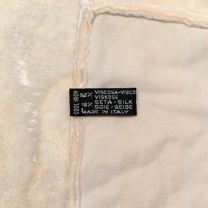 Chanel Velvet CC Scarf White Black 3 of 3