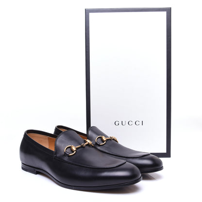 Gucci Calfskin Horsebit Mens Jordaan Loafers 7 Black 12 of 12