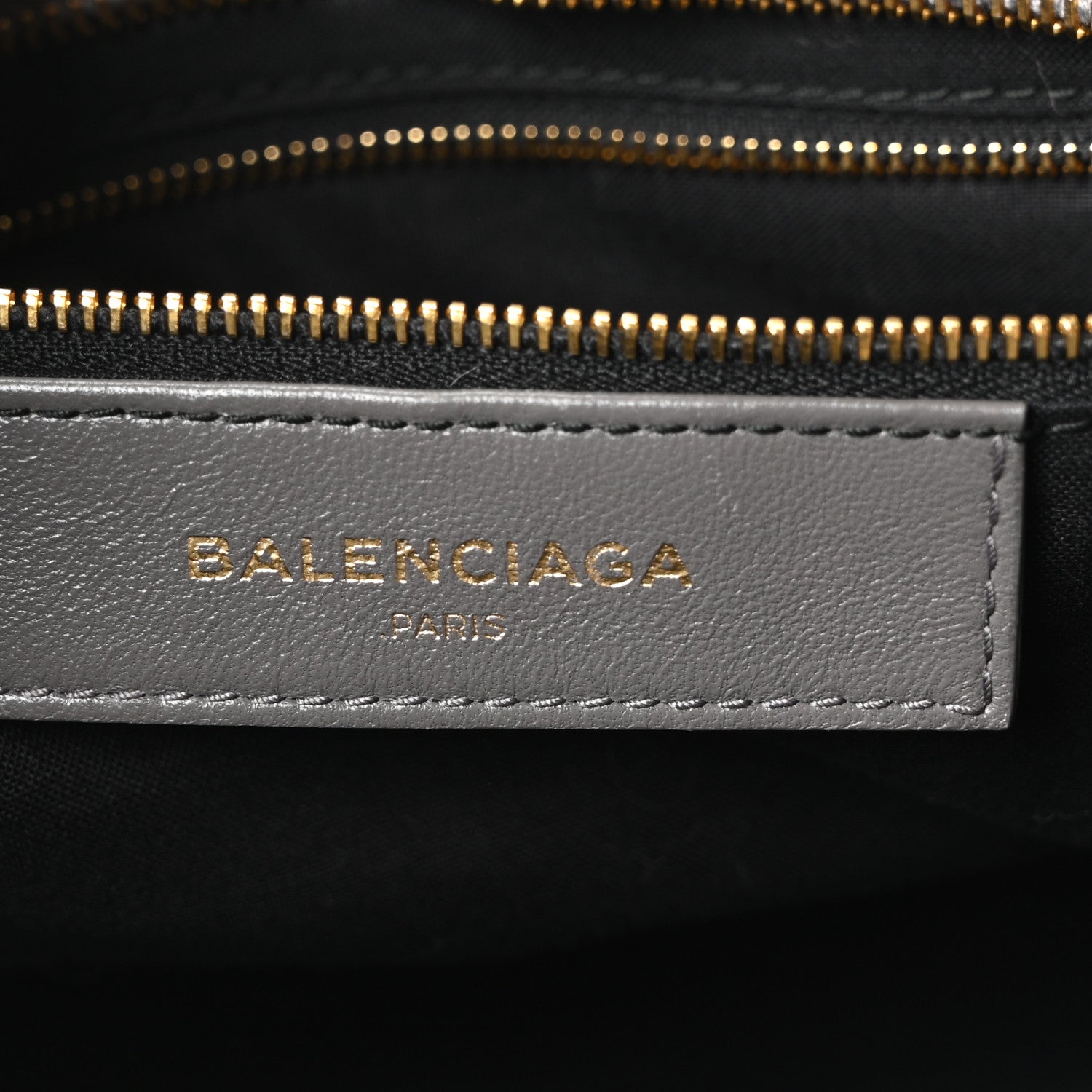 Balenciaga Chevre Gold Metallic Edge Hardware City Gris Acier 7 of 11