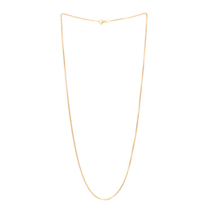 David Yurman 18K Yellow Gold 1.7mm Box Chain Necklace 22" 3 of 4