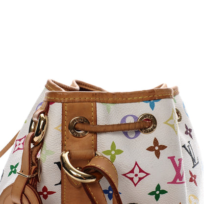 Louis Vuitton Monogram Multicolor Petit Noe White 11 of 12