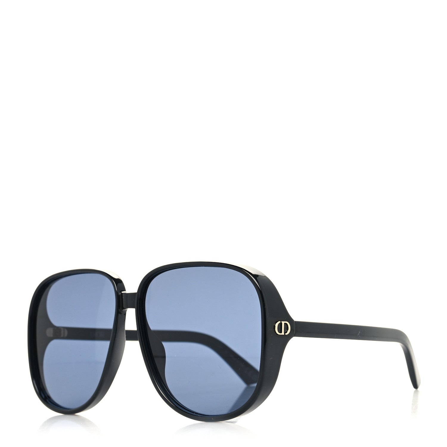 Christian Dior Transparent Acetate D-Doll Sunglasses Black 1 of 8