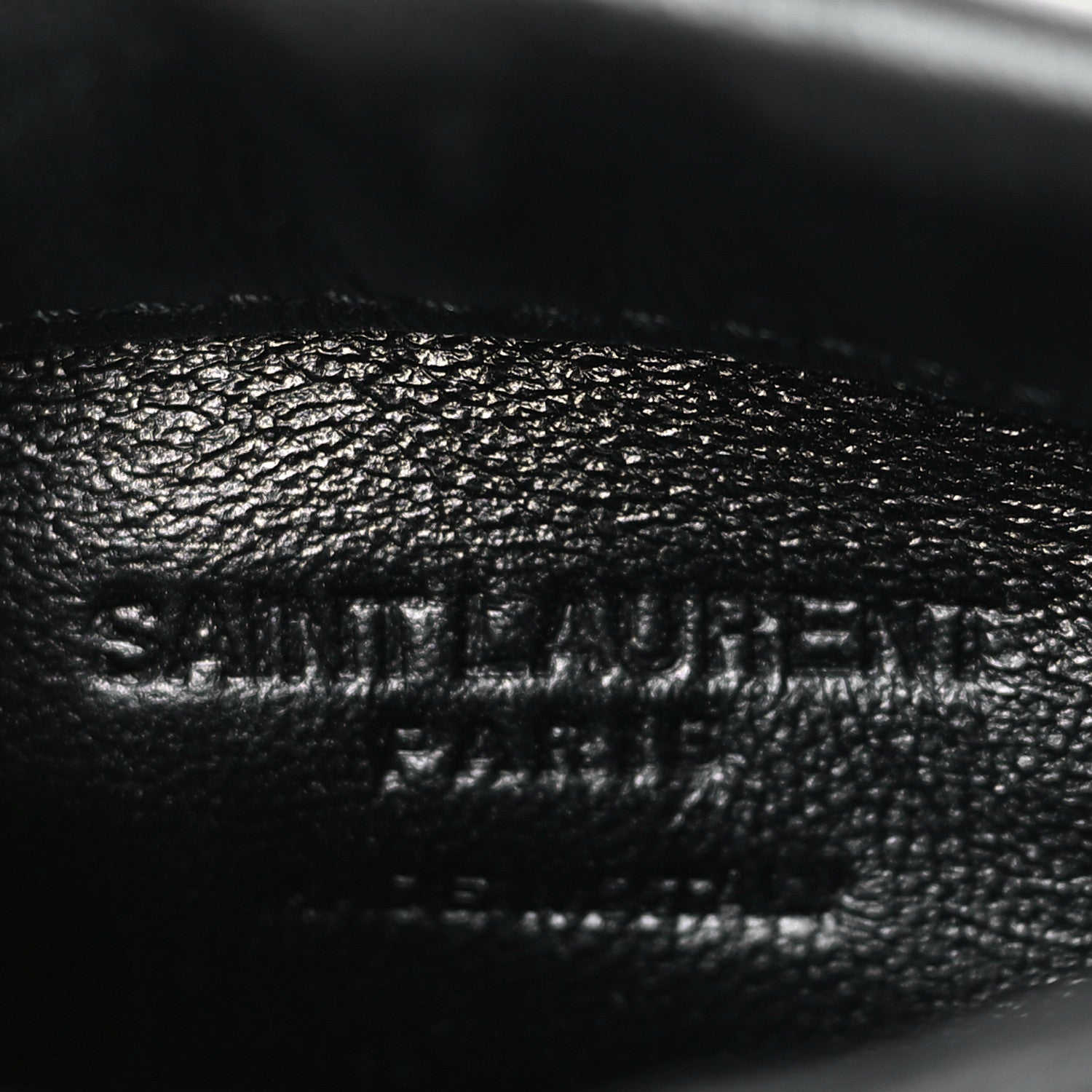Saint Laurent Shearling Mini Pac Pac Pouch On Chain Black 6 of 9