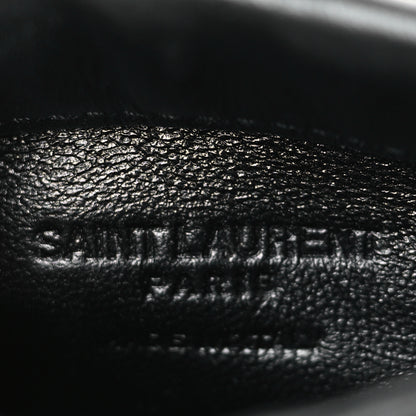 Saint Laurent Shearling Mini Pac Pac Pouch On Chain Black 6 of 9