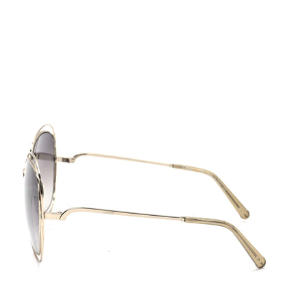 Chloe Carlina Round Sunglasses CE134S Gold 3 of 6