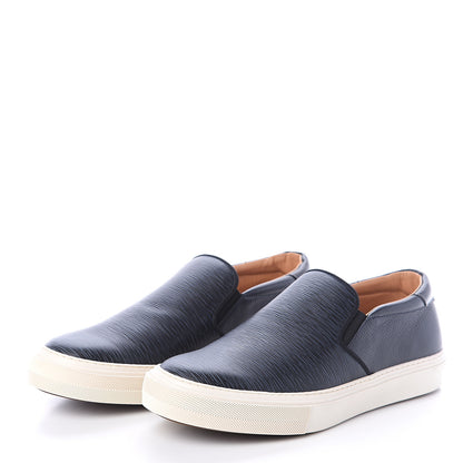 Louis Vuitton Epi Slip On Sneakers 10 Navy 3 of 7