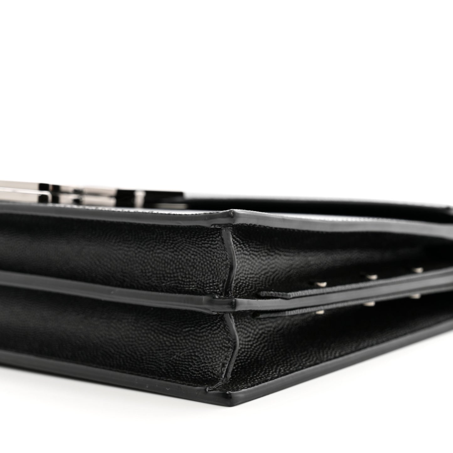Grain De Poudre Monogram Cassandra Clasp Bag Black Rouge Legion