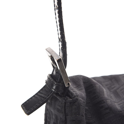 Fendi Zucchino Mama Baguette Black 12 of 15