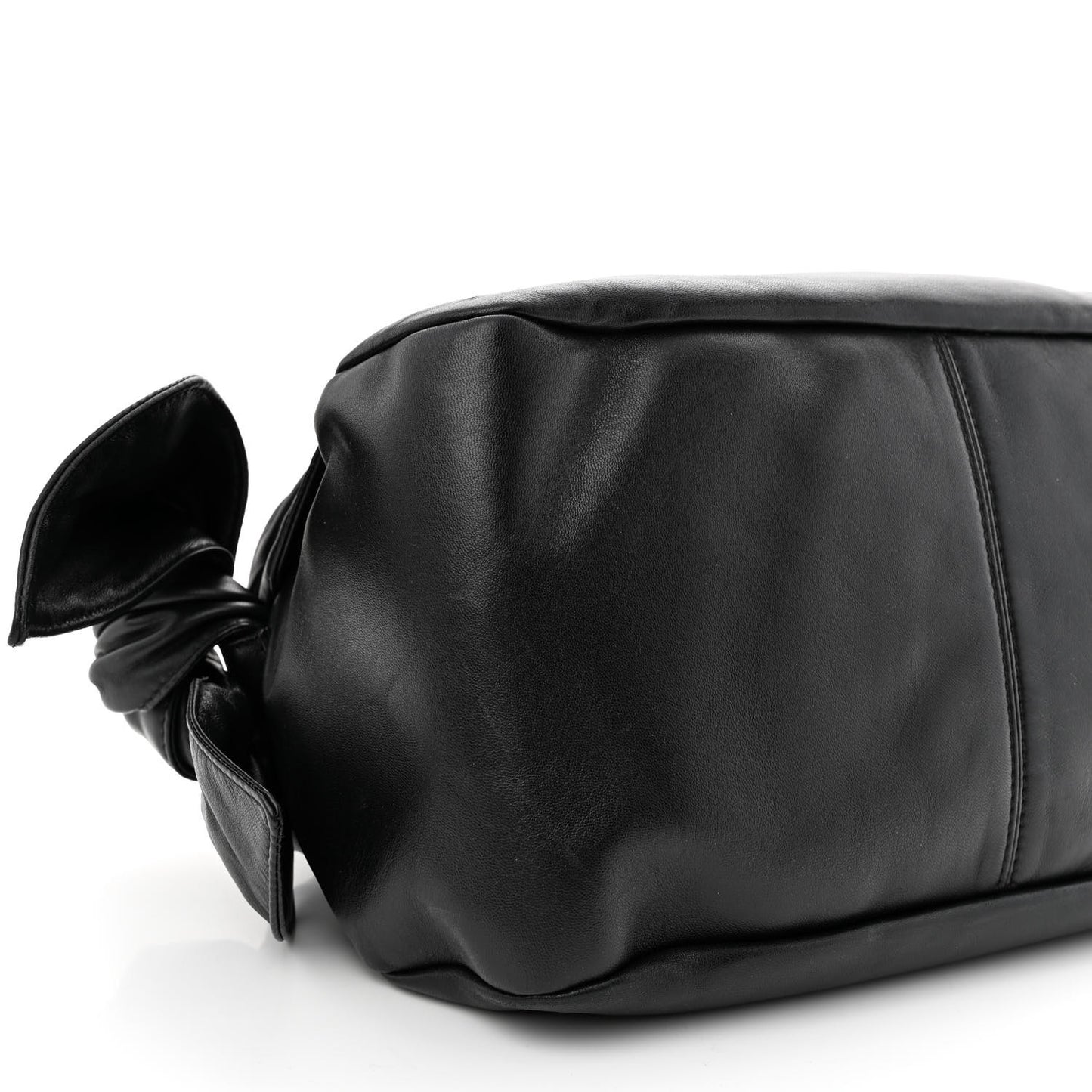 Nappa Medusa Chain Shoulder Bag Black