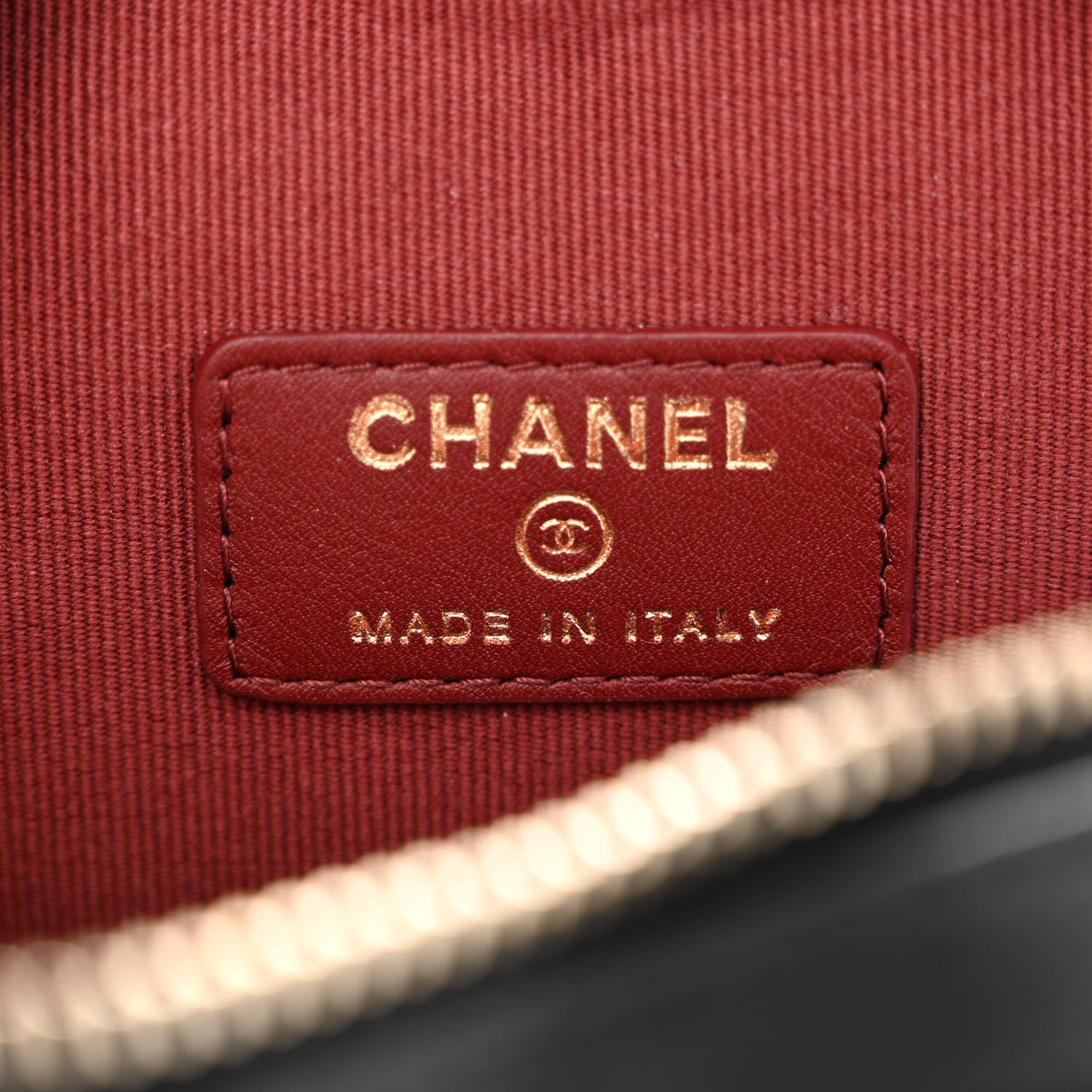 Chanel Lambskin Quilted CC In Love Heart Waist Belt Bag With Chain Black 6 of 11