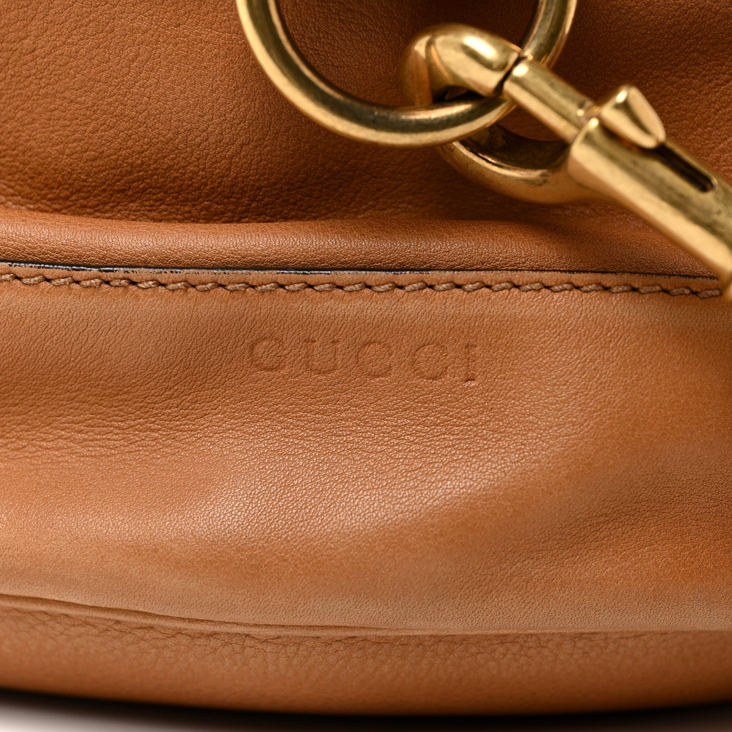 Gucci Soft Washed Calfskin Sling Duffle Biscotto 11 of 19