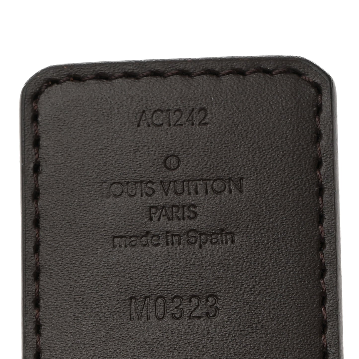 Calfskin Monogram 40mm LV Initiales Reversible Belt 100 40 Brown