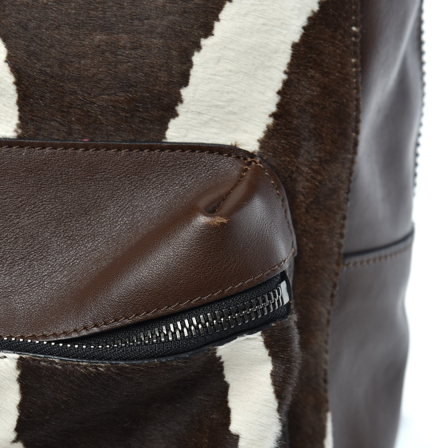Christian Louboutin Calf Hair Aliosha Backpack Brown 9 of 10