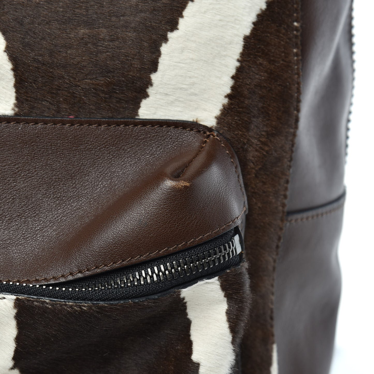 Calf Hair Aliosha Backpack Brown