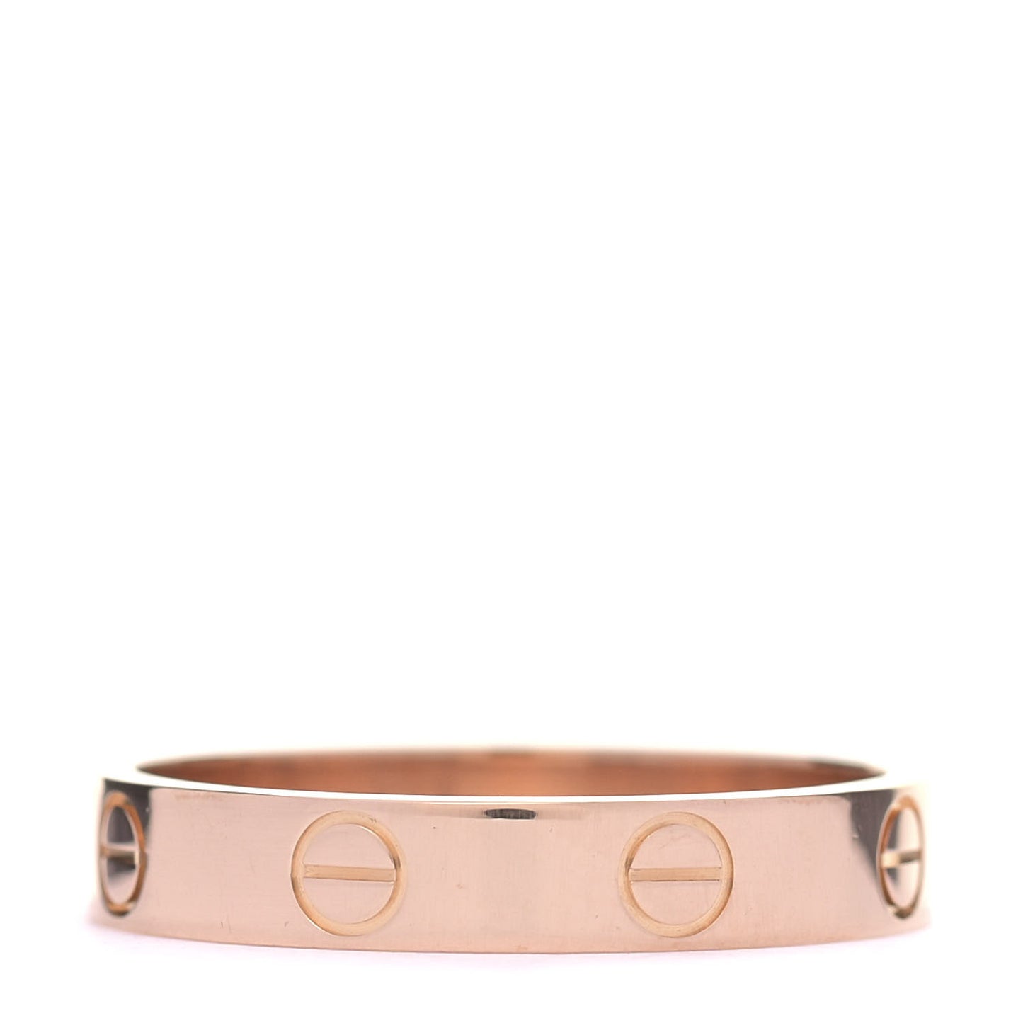 18K Pink Gold 3.5mm LOVE Wedding Band Ring 55 7.25