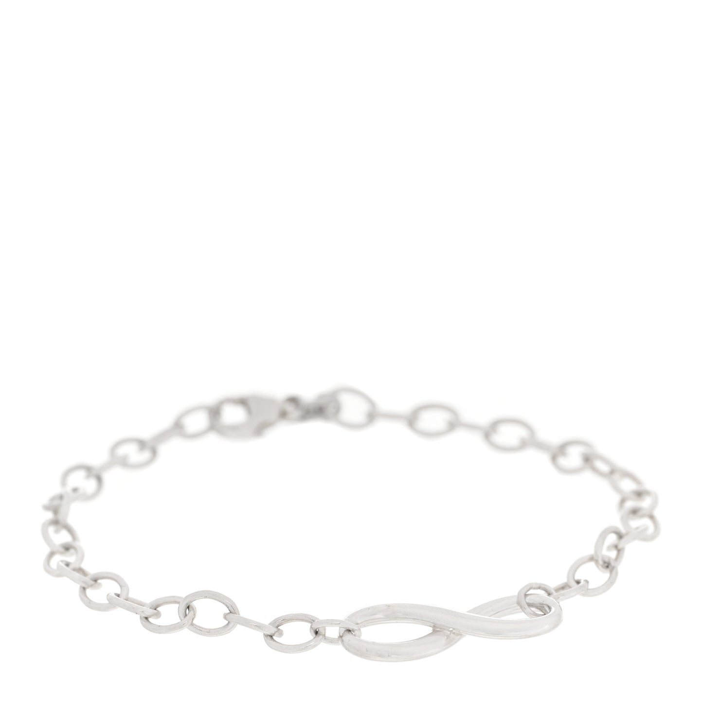 Sterling Silver Infinity Chain Bracelet