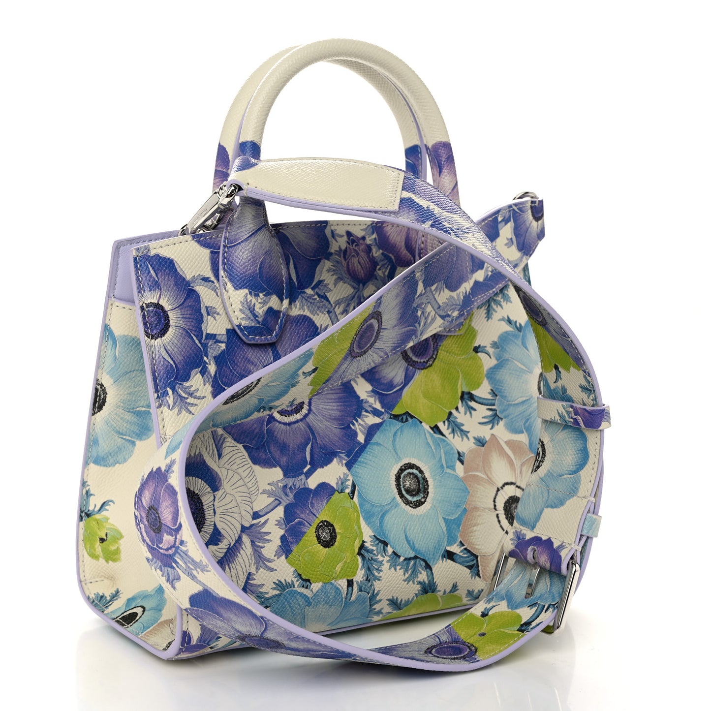 Calfskin Floral Print Small The Studio Bag Mascarpone