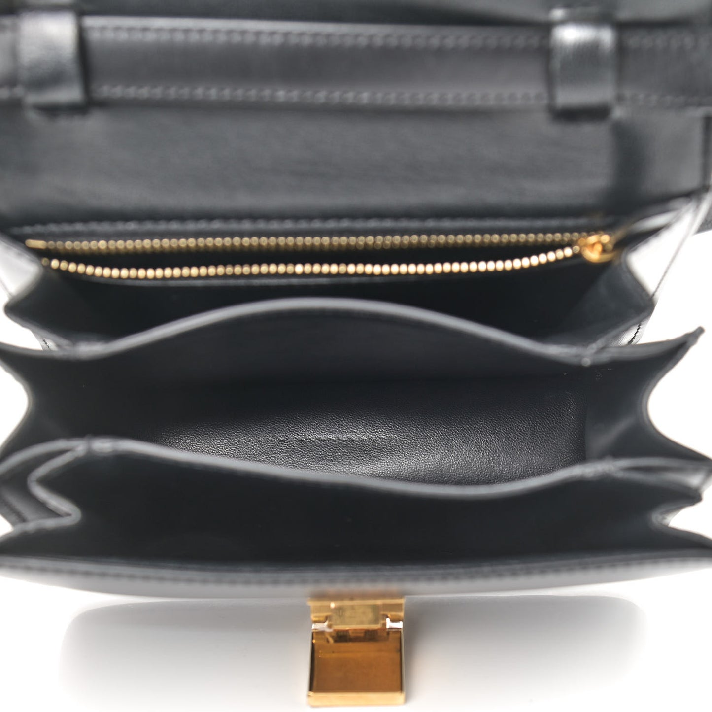 Box Calfskin Small Classic Box Flap Bag Black