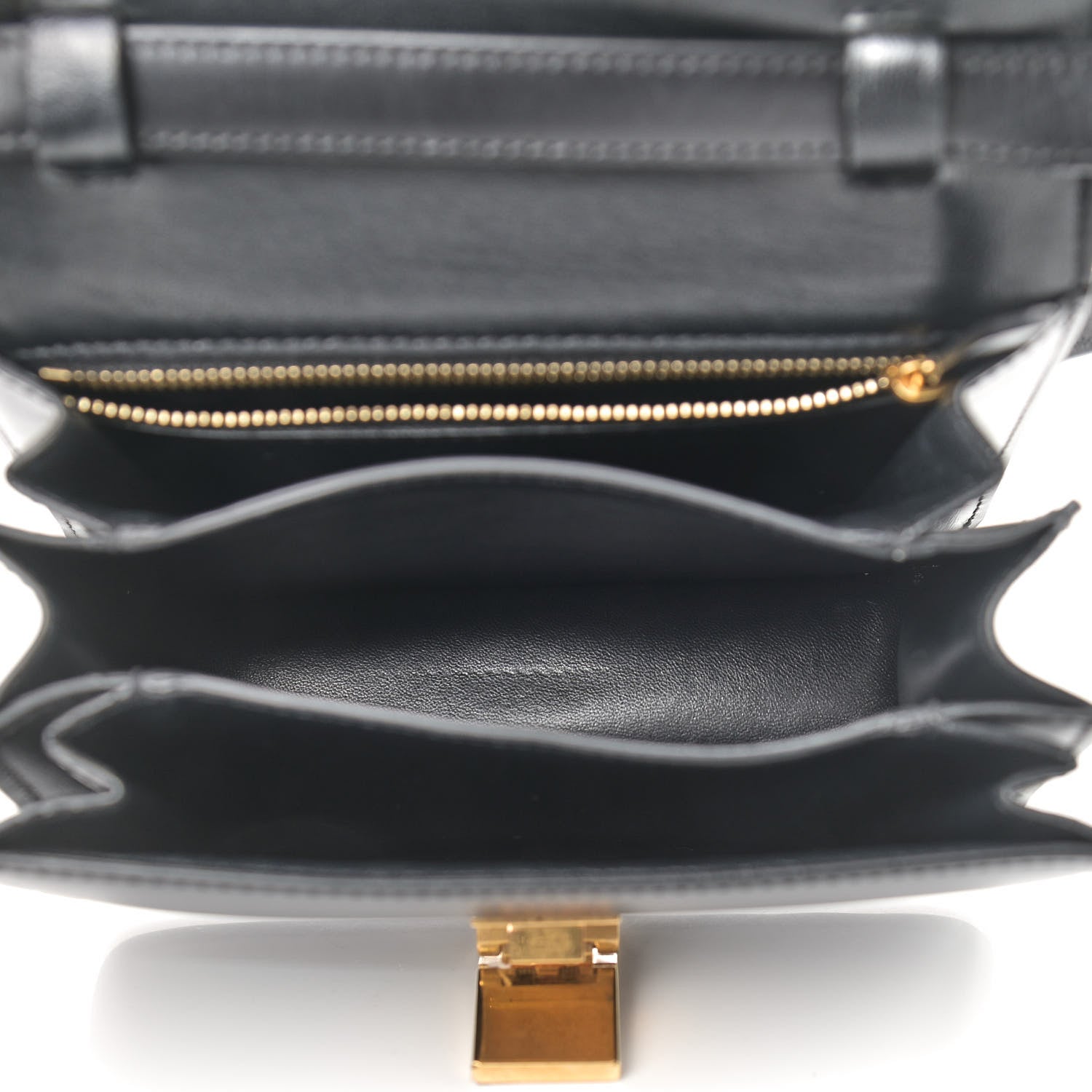 Celine Box Calfskin Small Classic Box Flap Bag Black 7 of 10