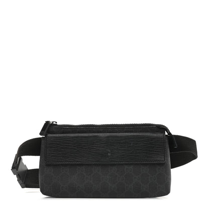 Gucci GG Plus Monogram Waist Belt Bag Black 1 of 9