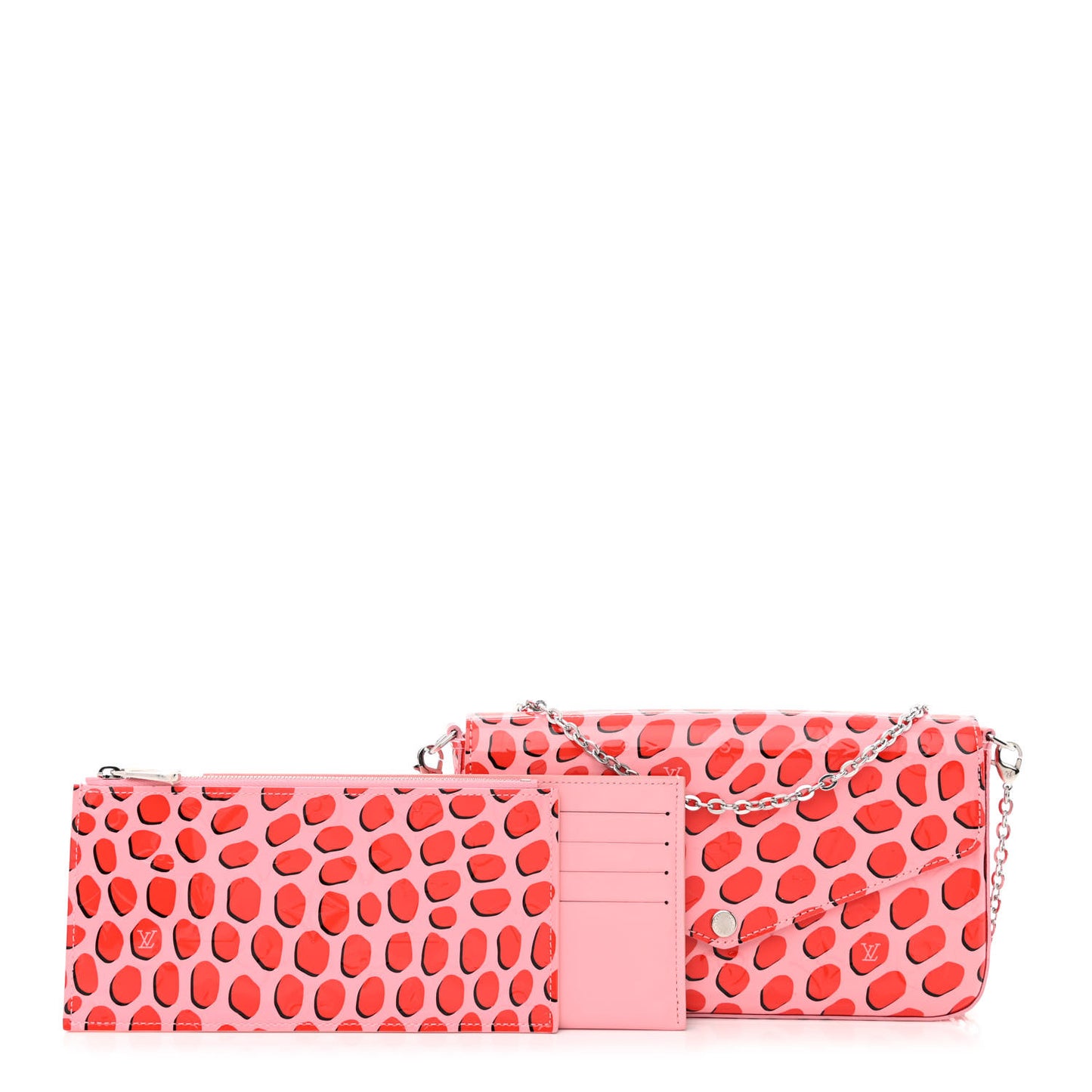 Vernis Jungle Dots Pochette Felicie Sugar Pink Poppy