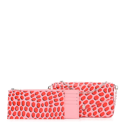Louis Vuitton Vernis Jungle Dots Pochette Felicie Sugar Pink Poppy 1 of 11