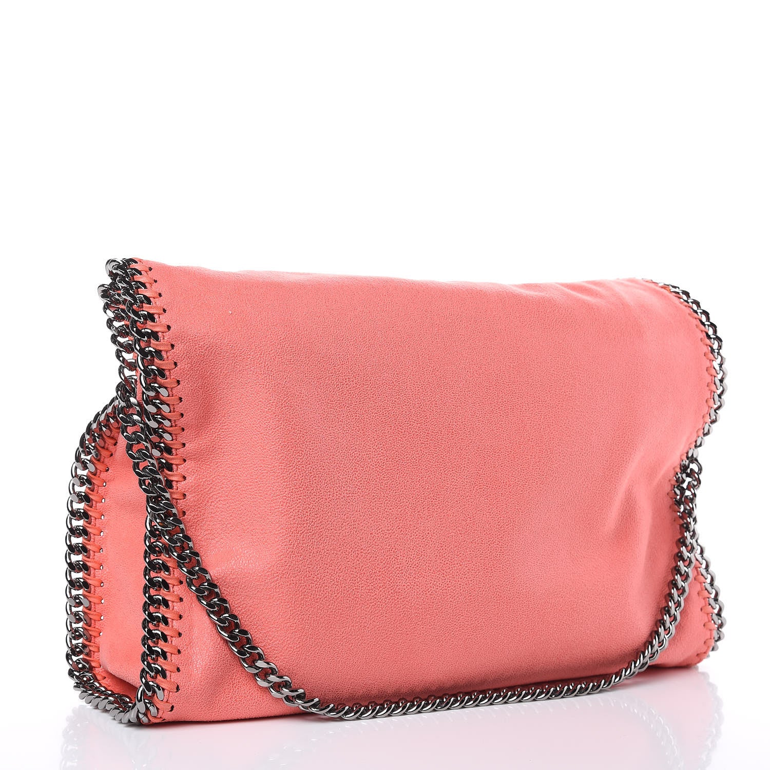 Stella McCartney Shaggy Deer Falabella Fold Over Tote Peony 3 of 9
