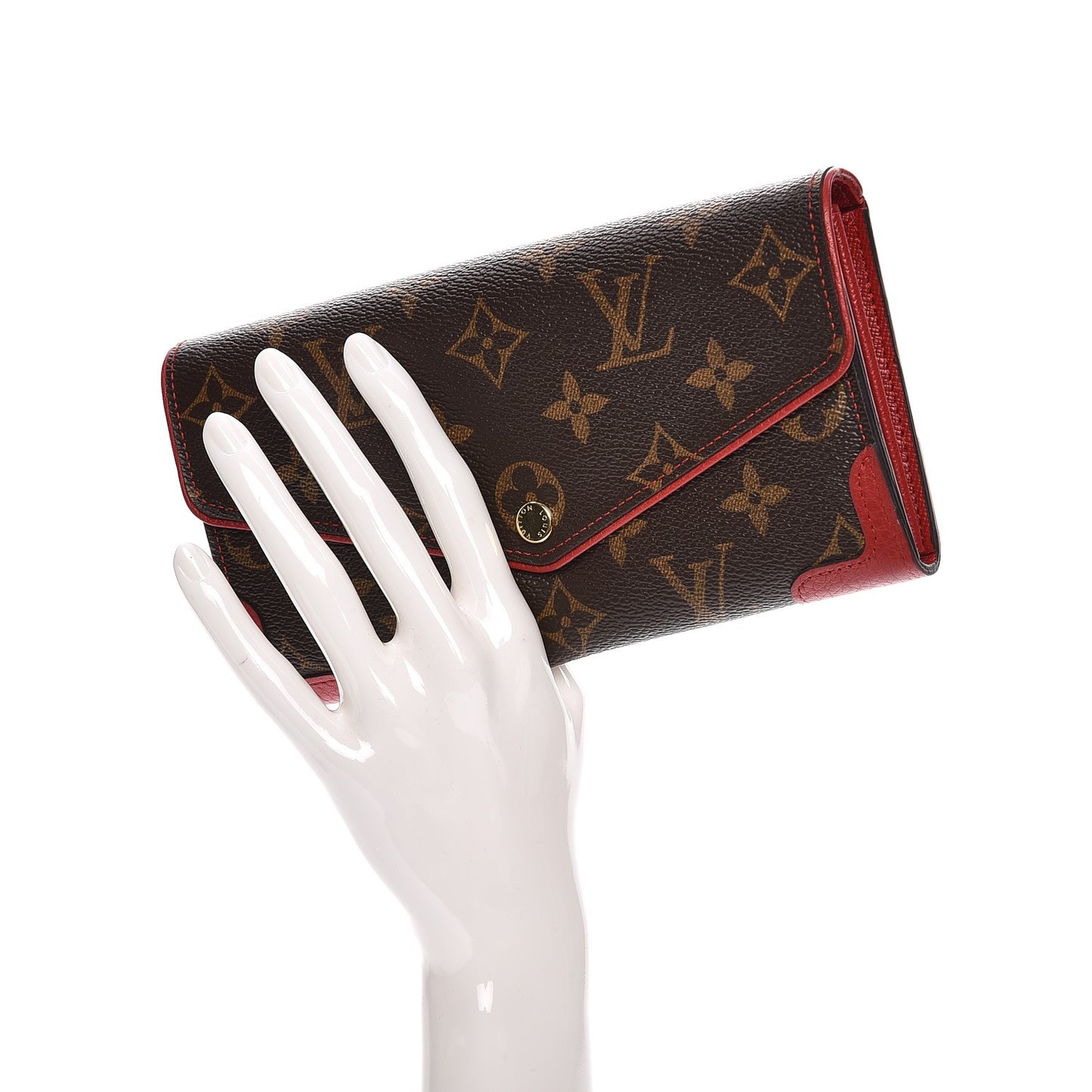 Monogram Sarah Retiro Wallet Cherry