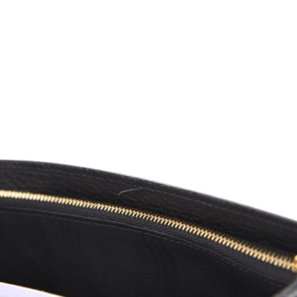 Gucci Calfskin Mini GG Marmont Chain Wallet Black 8 of 12
