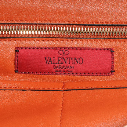 Valentino Garavani Vitello Medium Rockstud Tote English Red 6 of 9