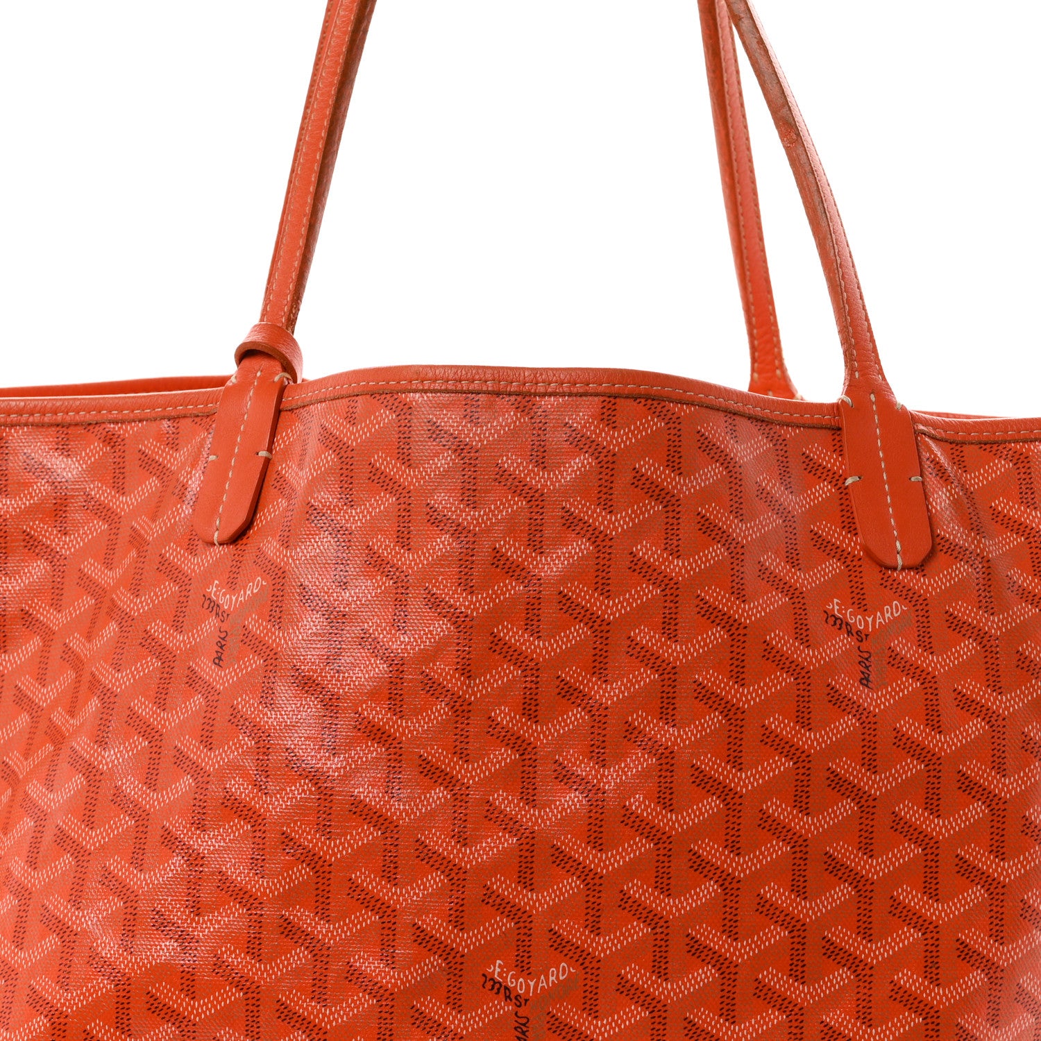 Goyard Goyardine Anjou GM Orange 9 of 12