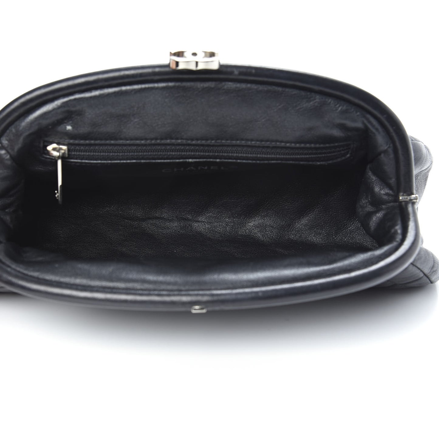 Lambskin Quilted Timeless Clutch Black