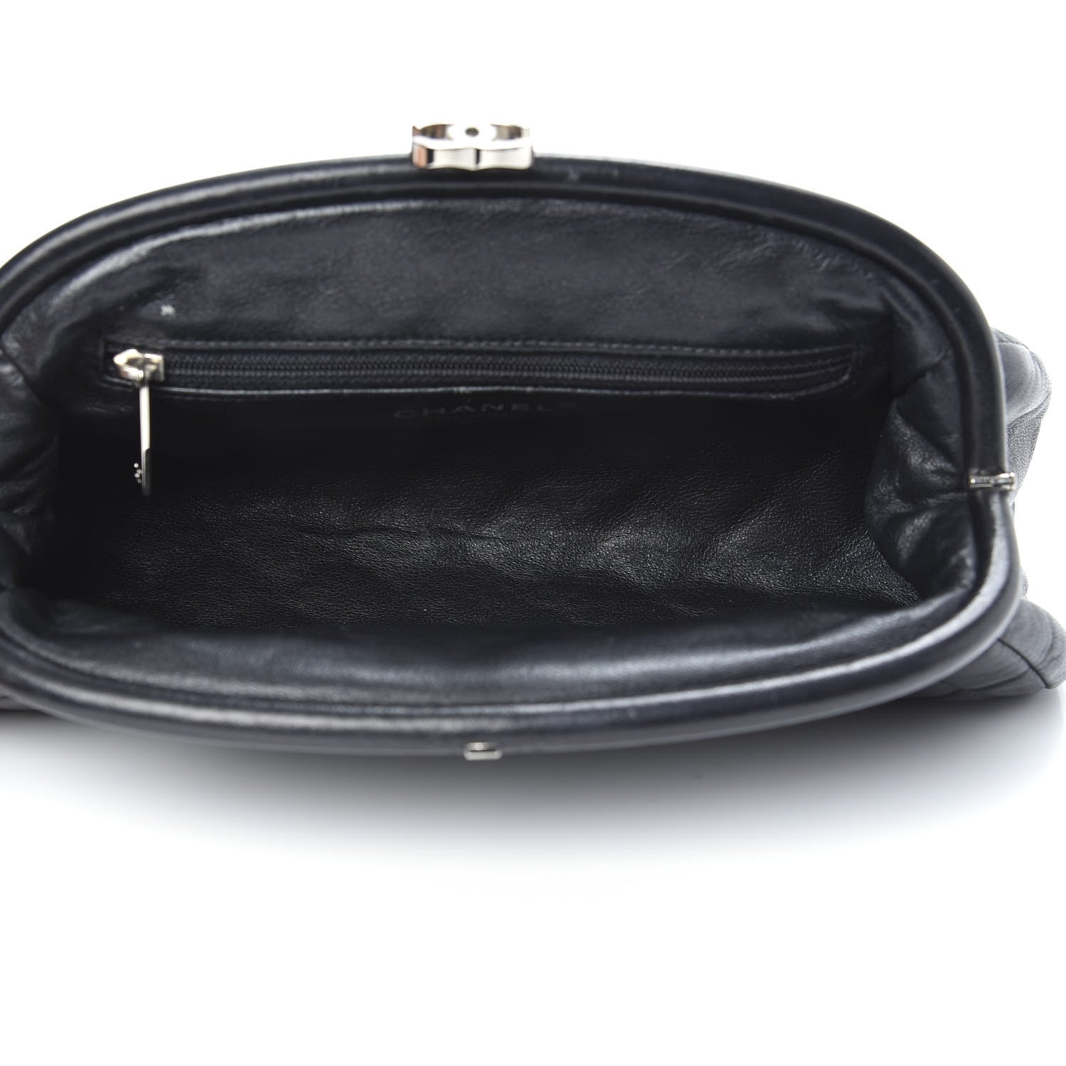 Chanel Lambskin Quilted Timeless Clutch Black 5 of 12