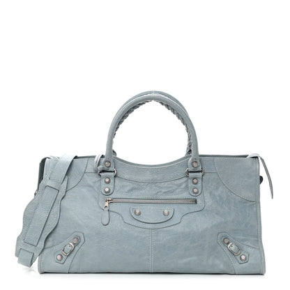 Balenciaga Agneau Giant 12 Silver Hardware Part Time Bleu Acier Ciel 3 of 13