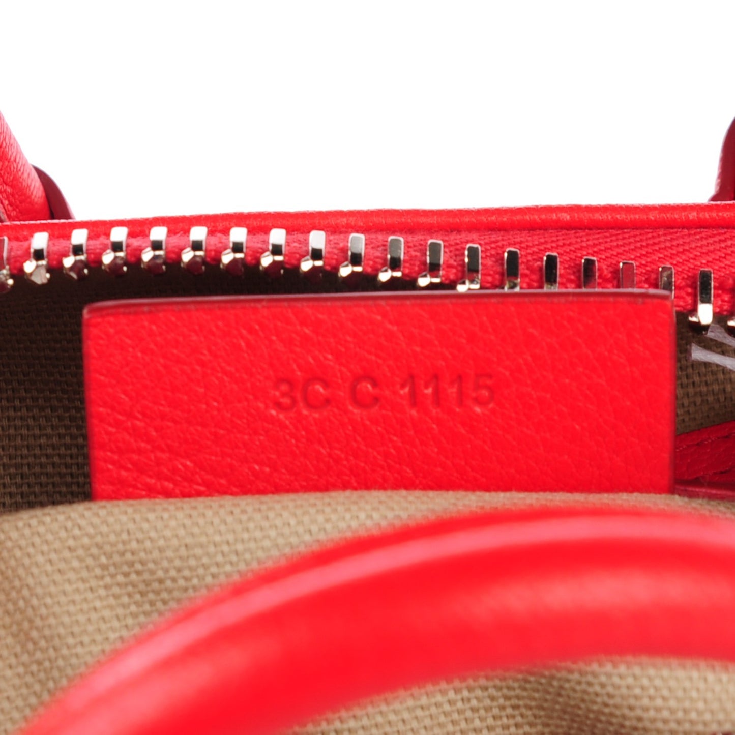 Sugar Goatskin Mini Antigona Red