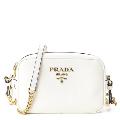 Prada Saffiano Camera Crossbody Bianco 1 of 8