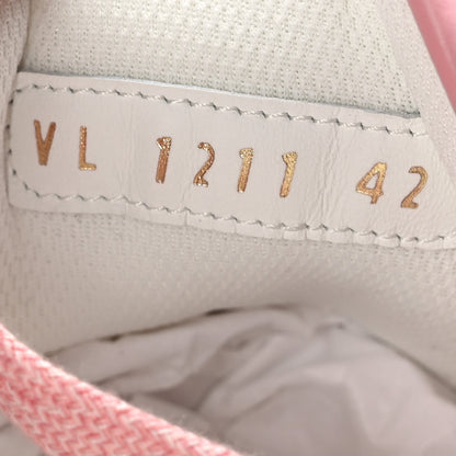 Louis Vuitton Denim Monogram Squad Sneakers 42 Pink 7 of 8