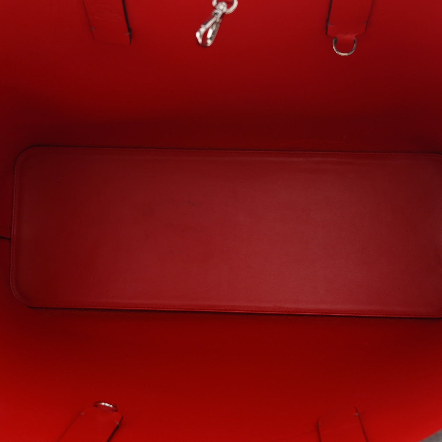Calfskin Spikes East West Cabata Tote Kraft Red