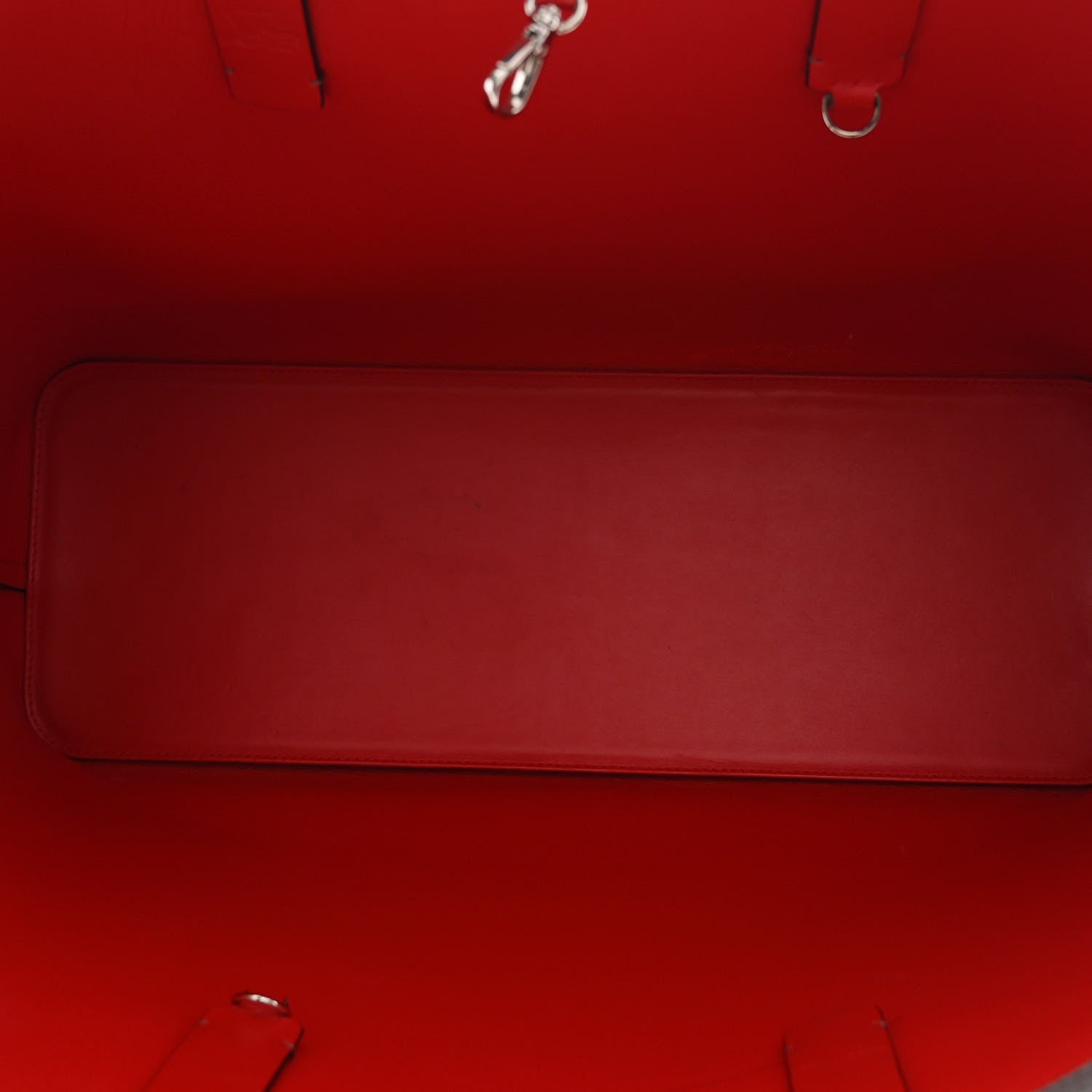 Christian Louboutin Calfskin Spikes East West Cabata Tote Kraft Red 6 of 12
