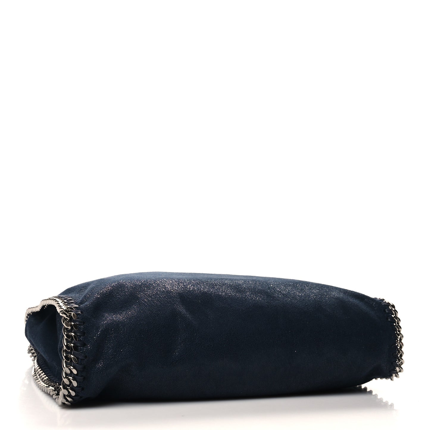 Shaggy Deer Falabella Fold Over Tote Navy