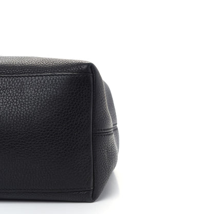 Gucci Pebbled Calfskin Medium Soho Chain Shoulder Bag Black 9 of 11