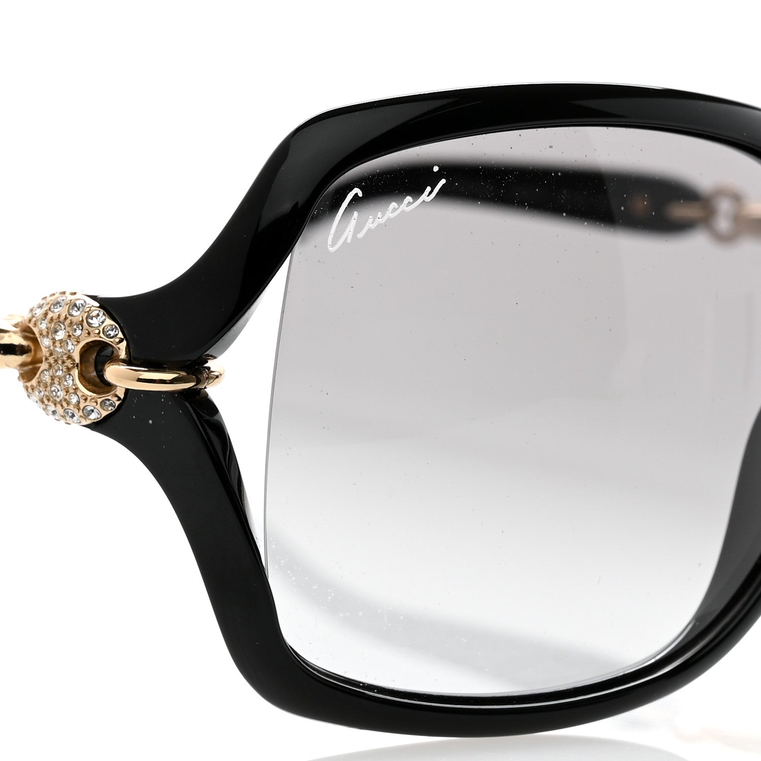 Gucci Crystal Sunglasses GG3584/N/S Black 7 of 8